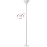 Rabalux 4061 - zamenski abažur za podnu lampu action E14, mali, beo | Eponuda.com