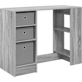  Stol s ladicama Siva Sonoma 100 x 40 x 75 cm Konstruirano drvo | shoptok.hr