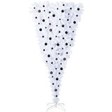  Umjetno božićno drvce s stalakom Bijelo 240 cm PVC i Čelik | shoptok.hr