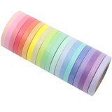 INF Komplet 20 rolov okrasnega barvnega washi traku 5 mm, (21758438) | Shoptok.si