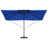 vidaXL Azurno modri senčnik s kandelabrom Azurno moder | Shoptok.si