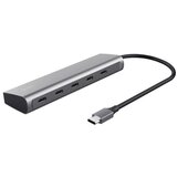 Trust portni razdelilnik usb - c hub halyx, 4 x usb - c, 1 x usb - c pd | Shoptok.si