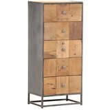 vidaXL predalnik 45x30x100 cm iz trdnega predelanega lesa | Shoptok.si