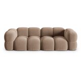 Cosmopolitan Design Rjava žametna sedežna garnitura 250 cm Loretto – | Shoptok.si