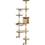  Penjalica za mačke sa stupovima za grebanje od sisala 194 cm bež/smeđa | shoptok.hr