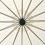 Viseći suncobran bijeli 3 m s aluminijskom šipkom | shoptok.hr