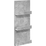  Polica za časopise s policom Betonski sivi 43 x 11 x 102 cm | Eponuda.ba