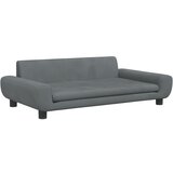 Maison Chic Otroški kavč - Otroški divan - Otroški sedež temno siv 100x54x33 cm žamet, (21729560) | Shoptok.si