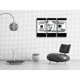 Ročno izdelana slika POP Art AL CAPONE 3-delna (POP ART slike) | Shoptok.si