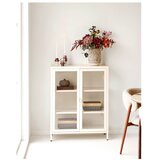 House Nordic Krem željezna vitrina 80x101x40 cm Brisbane – | shoptok.hr