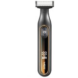 SARAHE Električni brivnik v obliki črke T VGR V-360 5W z USB digitalnim zaslonom (rumen), (22149521) | Shoptok.si