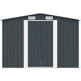  Vrtno spremište 257 x 298 x 178 cm metalno antracit | shoptok.hr