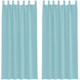 vidaXL Voile zavese z zankami 2 kosa turkizne 140x245 cm, (5000298013) Cene