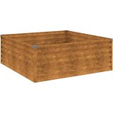  Povišena vrtna gredica 100 x 100 x 36 cm od čelika COR-TEN | Eponuda.com