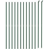  Ograda od žičane mreže s prirubnicom zelena 1,8x25 m | shoptok.hr