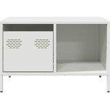  Stolić za kavu bijeli 68,5x50x43,5 cm hladno valjani čelik | shoptok.hr