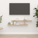  TV polica boja hrasta sonome 125 x 18 x 23 cm od iverice Cijene