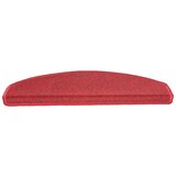  Prostirke za stepenice 10 kom 65x24x4 cm crvene poluokrugle velike | Shoptok.si