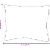 vidaXL Vzglavniki 2 pcs Bela 70 x 90 cm 85gsm 100% poliester | Shoptok.si