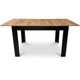  Pravokutni rastezljivi stol 120–160 × 80 cm za kuhinju i blagovaonicu, za 4–6 osoba, craft hrast | shoptok.hr
