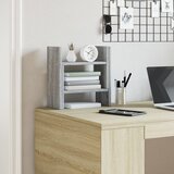  Organizator za stol siva boja hrasta 34,5x15,5x35,5 cm drveni | shoptok.hr