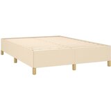  Okvir za krevet bez madraca krem 140 x 190 cm od tkanine | shoptok.hr