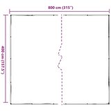 CERADA Pokrivalo za rastline Transparentno 4 x 8 m PE, (5000287657) | Shoptok.si
