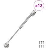 vidaXL Hidravlična plinska pomična vzmeti 12 pcs srebrna PP in železo, (5000163133) | Shoptok.si