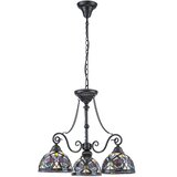  Quoizel QZ-LARISSA-3P-CH - Luster na lancu Tiffany LARISSA 3xE27/60W/230V | Eponuda.com