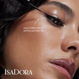 IsaDora Glossy Eyeliner vodoodporno črtalo za oči odtenek 40 Chrome Black 2,5 ml | Shoptok.si