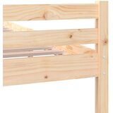  Okvir za krevet od masivnog drva 135 x 190 cm bračni | shoptok.hr