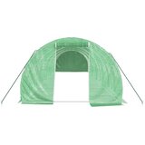  Staklenik s čeličnim okvirom zeleni 30 m² 10 x 3 x 2 m | shoptok.hr