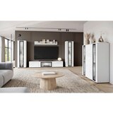 Livetastic Visoka Komoda Caro, Bela, Visoki Sijaj | Shoptok.si