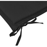  Jastuk za vrtnu klupu crni 150 x 50 x 3 cm od tkanine Oxford | shoptok.hr
