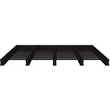  Postelja iz palet črna 120x190 cm trdna borovina - Postelja Iz Palet, (21490041) | Shoptok.si