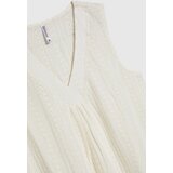 Marisse Ecru V-Neck Top | ePonuda.com