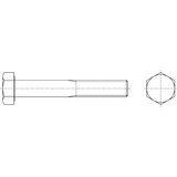  Matični vijak ŠESTEROKUTNI M8x120 ZN DIN 933 8.8 | shoptok.hr
