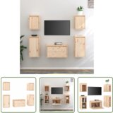 The Living Store TV omarica 5 kosov trdna borovina - TV Omarica, (21738365) | Shoptok.si