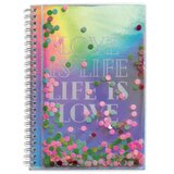 Apli rokovik A5 sa spiralom - love is life ( MR1386 ) | ePonuda.com