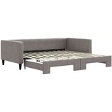  Dnevni krevet na razvlačenje smeđesivi 100 x 200 cm od tkanine | shoptok.hr