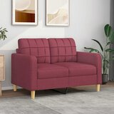  Dvosjed od tkanine crvena boja vina 120 cm | shoptok.hr