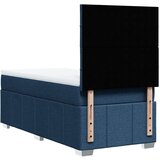  Krevet s oprugama i madracem plavi 90 x 190 cm od tkanine | shoptok.hr