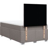  Krevet s oprugama i madracem smeđesivi 120 x 190 cm od tkanine | shoptok.hr
