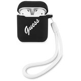 Guess CASE SILIKONSKI OVITEK ZA AIRPODS ČRNO BEL VINTAGE, (22006423) | Shoptok.si