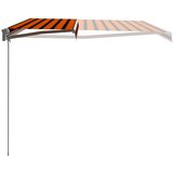 Tenda na ručno uvlačenje 400 x 300 cm narančasto-smeđa | shoptok.hr