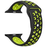 Apple watch Sport Silicon Strap black green M/L 42/44mm kaiš za sat | Eponuda.com