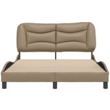  Okvir za krevet boja cappuccina 120x200 cm umjetna koža | shoptok.hr