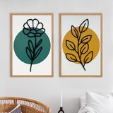 Wallity slika wildflower dreams, 2 dela, 50 x 35 cm | ePonuda.com
