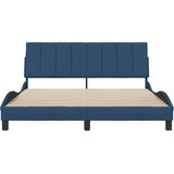  Okvir za krevet bez madraca Hanko plavi 160x200 cm od tkanine | Eponuda.com