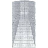 vidaXL Gabionska košara s pokrovom 1050x100x200 cm pocinkano železo | Shoptok.si